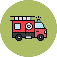 brand vrachtauto vector icoon
