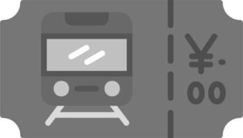 metro ticket vector icoon