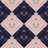 grunge kattebelletje mozaïek- naadloos achtergrond patroon. vector