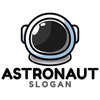 modern mascotte vlak ontwerp gemakkelijk minimalistische schattig hoofd astronaut logo icoon ontwerp sjabloon vector met modern illustratie concept stijl voor winkel, insigne, embleem en etiket