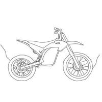 motorcross lijn kunst, fietser schets tekening, motor gemakkelijk schetsen, buitenshuis activiteiten, vector illustratie, minimaal natuur, ontdekkingsreiziger, hobby sport lijnen, grafisch ontwerp, eps