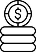 dollar vector pictogram