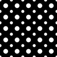 zwart en wit polka dots vector