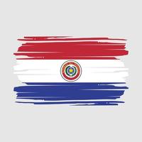Paraguay vlag borstel vector