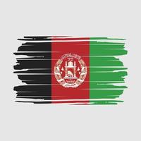 afghanistan vlag borstel vector