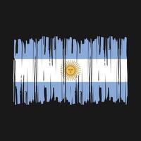 Argentinië vlag borstel vector illustratie