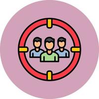 focusgroep vector pictogram