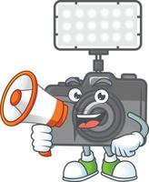 foto camera met verlichting icoon ontwerp vector