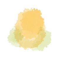 geel waterverf verf beroerte achtergrond vector illustratie