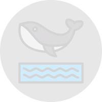 walvis vector icoon ontwerp