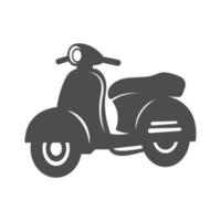 motor scooter icoon ontwerp vector