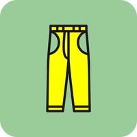 broek vector icoon ontwerp