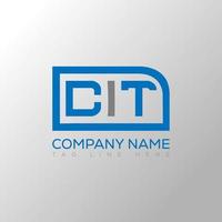 cit brief logo creatief ontwerp. cit uniek ontwerp. vector