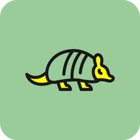 armadilo vector icoon ontwerp