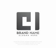 brief c4 typografie logo vector