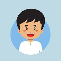 avatar van een Maldiven karakter vector