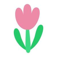 tulp bloem icoon. vector