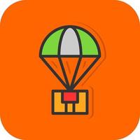 parachute vector icoon ontwerp