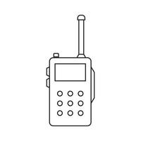 walkie talkie icoon vector