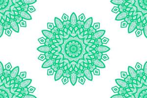 cirkelvormig patroon in de vorm van mandala voor henna, mehndi, tatoeage, decoratie. decoratief ornament in etnische oosterse stijl. kleurboek pagina. vector