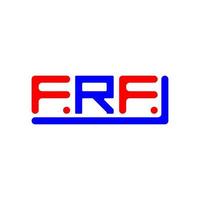frf brief logo creatief ontwerp met vector grafisch, frf gemakkelijk en modern logo.