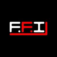 ff brief logo creatief ontwerp met vector grafisch, ff gemakkelijk en modern logo.
