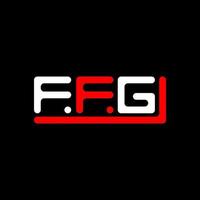 ffg brief logo creatief ontwerp met vector grafisch, ffg gemakkelijk en modern logo.