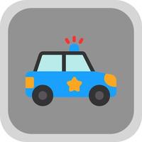 Politie auto vector icoon ontwerp