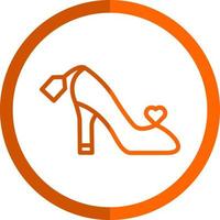 vrouw schoenen vector icoon ontwerp