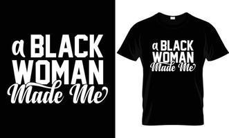 zwart geschiedenis t - overhemd ontwerp vector