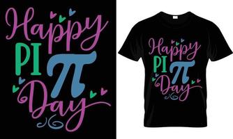 pi dag t - overhemd ontwerp vector