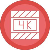 4k film vector icoon ontwerp