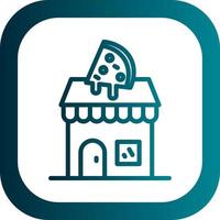 pizza winkel vector icoon ontwerp