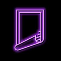 sticker lint banier ontwerp neon gloed icoon illustratie vector