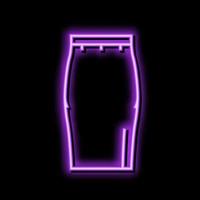 potlood rok neon gloed icoon illustratie vector