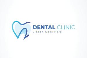 tandheelkunde kliniek logo ontwerp vector