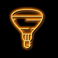 straal gloed licht lamp neon gloed icoon illustratie vector