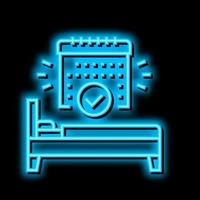 stimulus controle behandeling neon gloed icoon illustratie vector