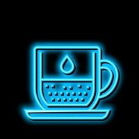 Lungo koffie neon gloed icoon illustratie vector