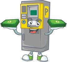 parkeren ticket machine icoon ontwerp vector