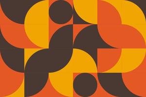 eenvoudige geometrie kunstwerk poster met eenvoudige vormen en figuren. abstract vectorpatroonontwerp in Skandinavische stijl voor web, bedrijfspresentatie, merkpakket, stoffenprint, behang vector