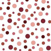 roze polka punt patroon vector