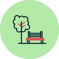 park vector pictogram