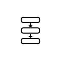 diagram icoon met schets stijl vector