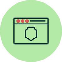 website encryptie vector icoon