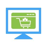 ecommerce instellingen vector icoon