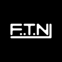 ftn brief logo creatief ontwerp met vector grafisch, ftn gemakkelijk en modern logo.