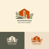 modieus modern echt landgoed logo. vector