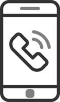 telefoongesprek vector pictogram