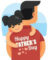 Happy Fathers Day Illustratie vector